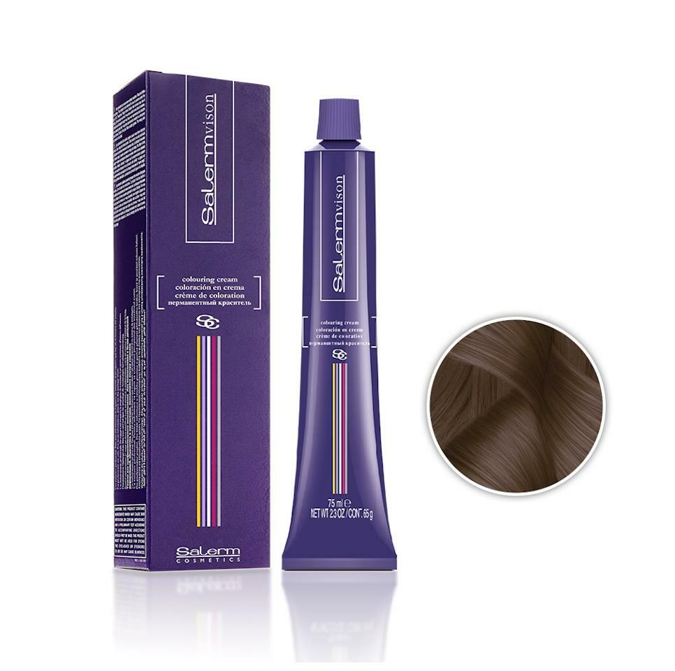 Salerm Salermvison · Tinte #7.70 Rubio medio marrón natural · 2.3 oz