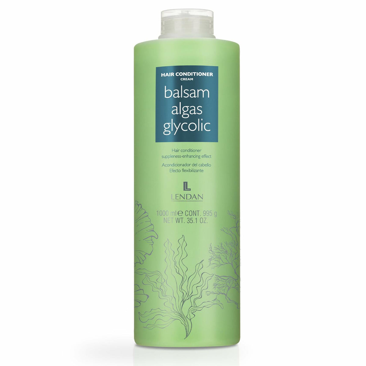 Lendan  Algae Glycolic Hair Care Kit – Hydrating Neutral pH Shampoo + Instant Detangling Conditioner