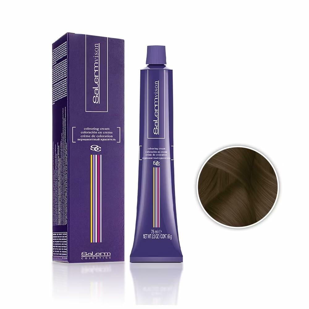 Salerm Salermvison · Tinte #4.77 Castaño marrón intenso · 2.3 oz