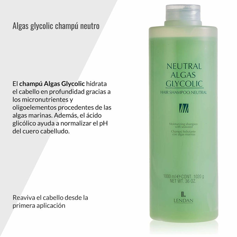Lendan Algae Glycolic Hair Care Kit  Hydrating Neutral pH Shampoo + I