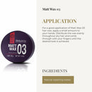 SALERM - Hair Wax - Pro Line Matt Wax 03-50 ml