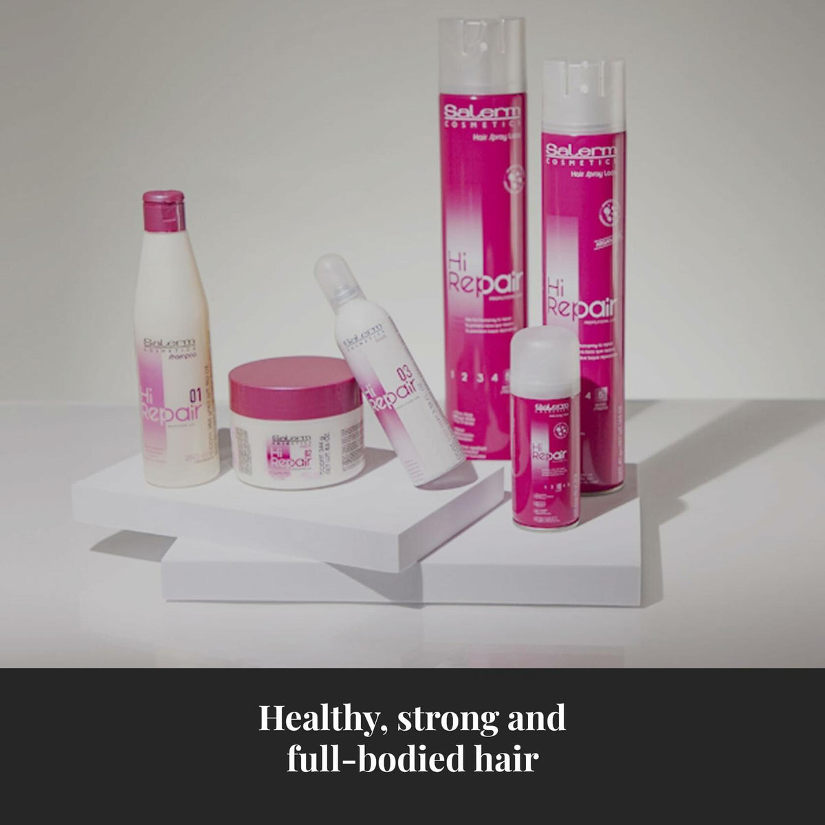 SALERM - Repair Shampoo - Hi Repair Shampoo - 250 ml - Deep Hydration for Damaged Hair - Repairs and Rejuvenates - Shinier and Softer Hair - Immediate Effect