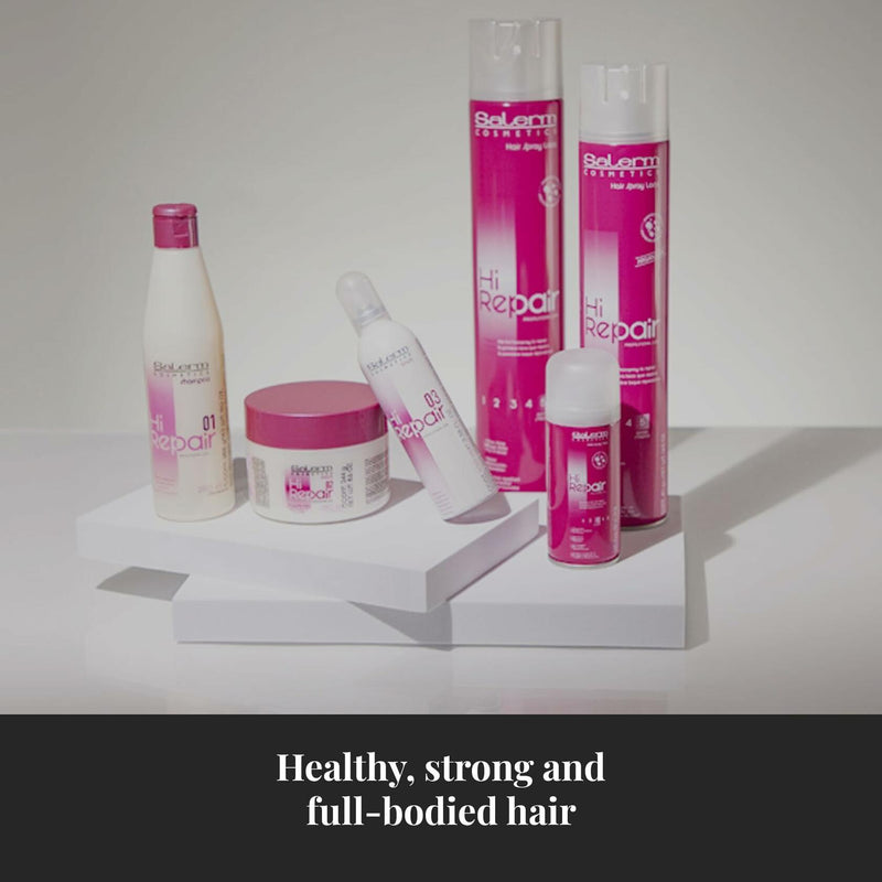 SALERM - Repair Shampoo - Hi Repair Shampoo - 250 ml - Deep Hydration for Damaged Hair - Repairs and Rejuvenates - Shinier and Softer Hair - Immediate Effect