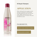 SALERM - Repair Shampoo - Hi Repair Shampoo - 250 ml - Deep Hydration for Damaged Hair - Repairs and Rejuvenates - Shinier and Softer Hair - Immediate Effect