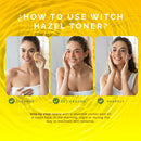 PILI Witch Hazel Facial Toner. Control Excess Oil & Shine. Natural Astringent & Facial Toner. Moisturizer for Acne Prone Skin with Refreshing Witch Hazel, Hamamelis Virginiana. 8.4 oz