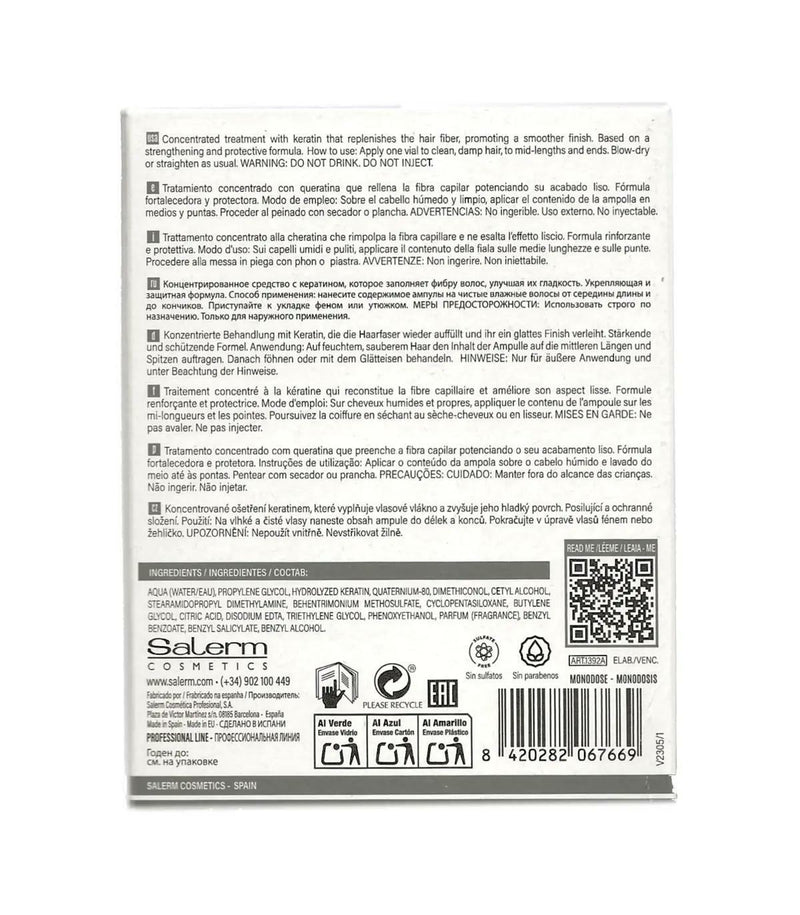 HAIRLAB Thermal KeraPlus Pro-Keratin Hair Treatment - box of 4 vials (0.44oz each)