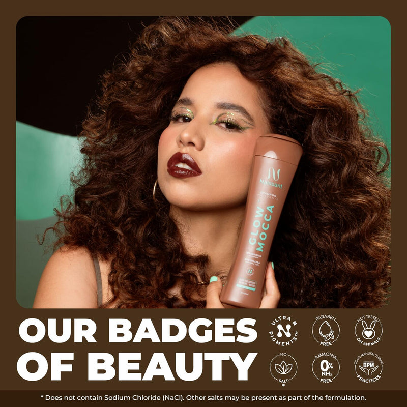 naissant Glow Mocca Hair Toning Mask (Glow Mocca) 10.1 Fl