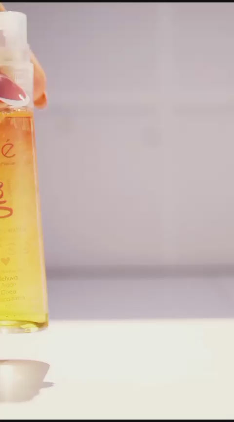 OLÉ Uchuva Fruit Oil Hair Treatment | Óleo Frutal Bifásico De Uchuva | Deep Moisturizing Serum for Dry, Damaged & Coarse Hair.