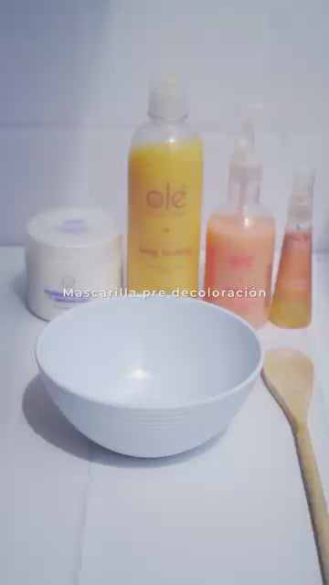 OLÉ Rice Protein and Amino Acids Treatment | Tratamiento Proteína De Arroz & Aminoácidos for Stronger | Thicker and Longer Hair - Soft and Shine.
