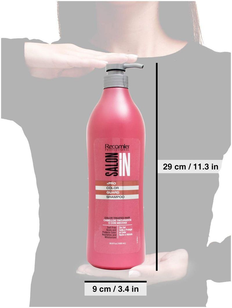 Recamier Professional Salon In +Pro Color Guard Hair Shampoo 33.8oz (BUNDLE)