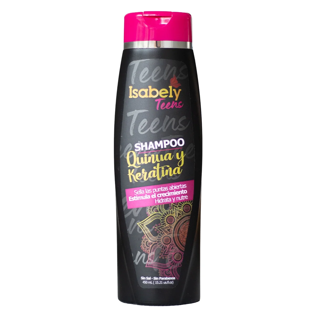 Isabely Teens Shampoo 450 ml (15.2 fl oz) – Revitalizer Shampoo for Youthful Hair | Softens, Protects & Adds Natural Shine