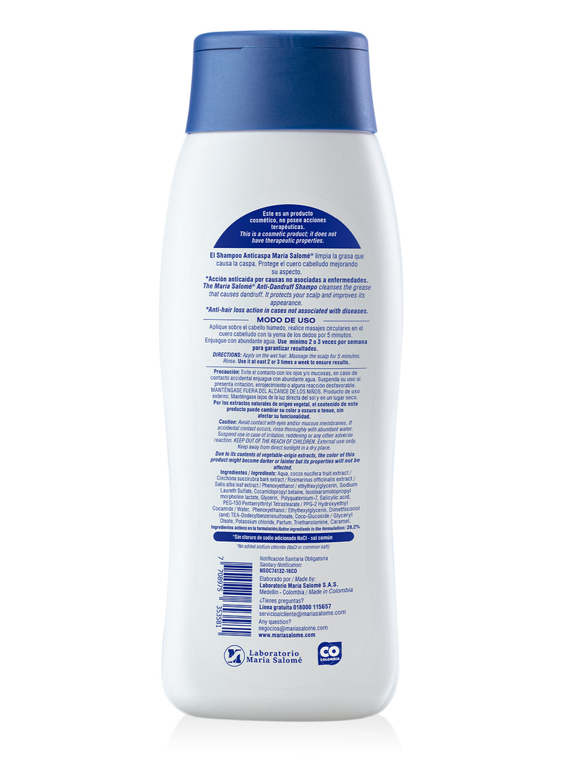 Maria Salome Dandruff Control Shampoo Caspa 400 ML