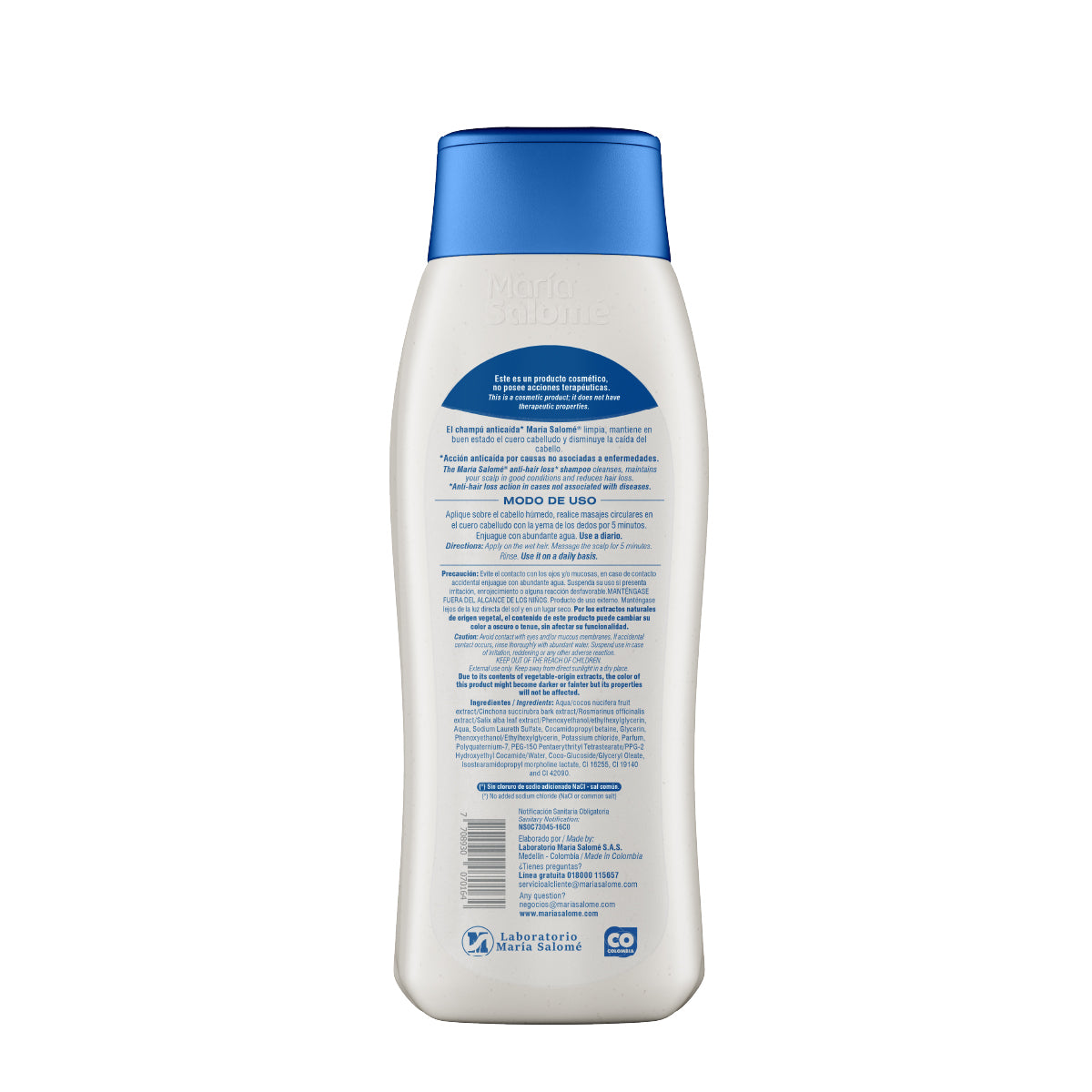 Maria Salome Traditional Hair Shampoo Loss Prevention 13.5 fl.oz. | Shampoo Prevencion Caida