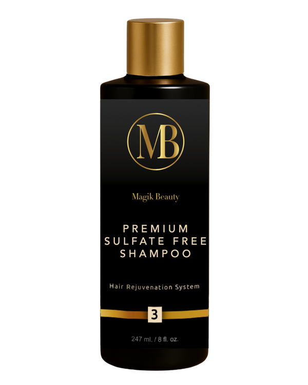 Magik Beauty | Premium Sulfate-Free Shampoo | Hair Rejunevation | Professional Nourishment | Straightening Hair 8 fl. oz. bottle