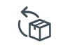 transparent icon for returning products