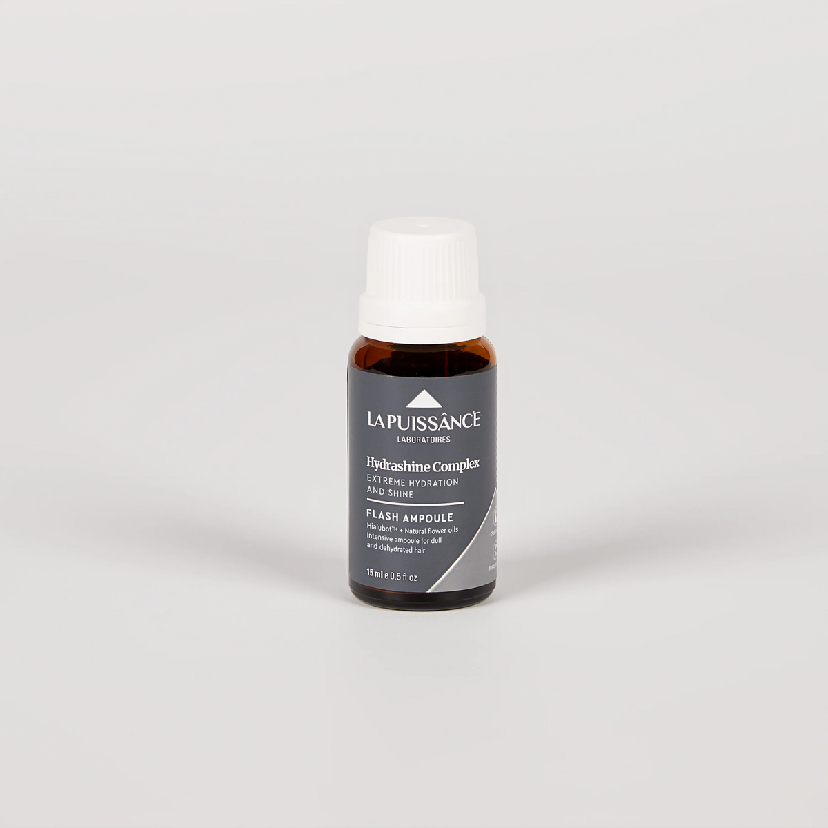 LA PUISSANCE Hydrashine Complex Intensive Hair Ampoule - Concentrated Hydration Booster for Dull and Dehydrated Hair - Parabens and Cruelty Free, Hialubot™ + Natural Flower Oils - for Home and Salon Use 0.50 fl oz