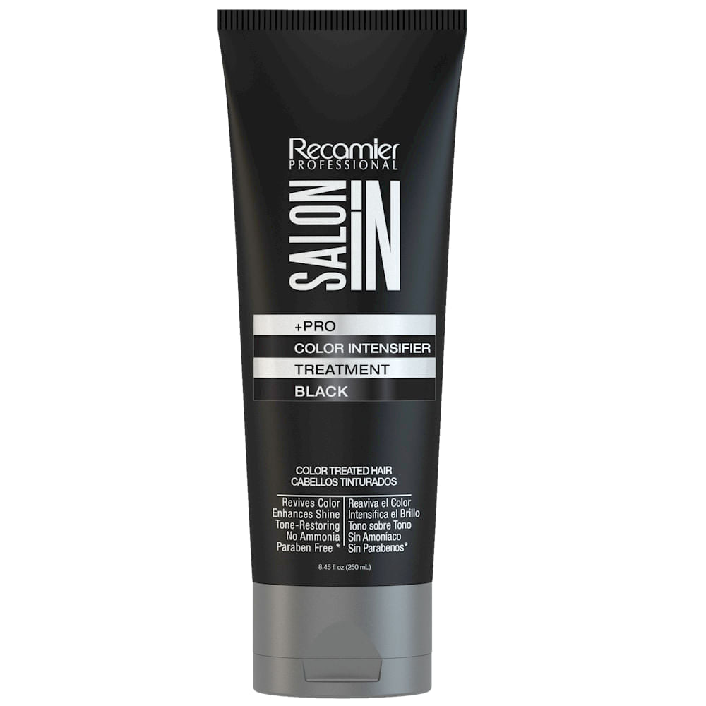 Recamier Salon In Color Intensifier · Tratamiento matizador negro · 8.45 oz