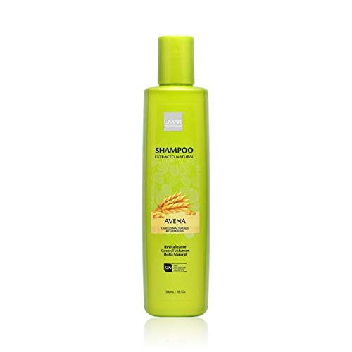 L’mar Champu Extracto Natural Avena Cabello Maltratado & Quebradizo | Natural Oatmeal Extract Shampoo for Battered and Brittle Hair Lmar 33.8Oz-1000ml