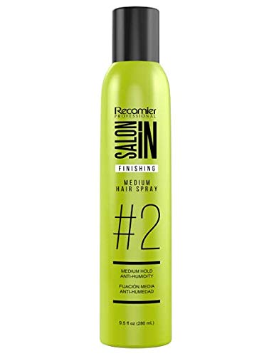 Recamier Professional Salon In Hair Finishing #2 Medium Hair Spray 5.3oz - Spray Medio para el cabello