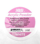 Sassi Acrylic Powder Professional Salon Quality 2oz White, Strengthens nail, nail beauty, nail polish, nail art, decorate your nails, cosmetics, nail powder,