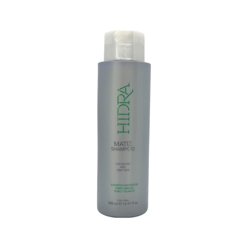 Hidra Matiz Shampoo for blonde & gray hair (matizador para cabello rubio) 500ML - 16.9 oz