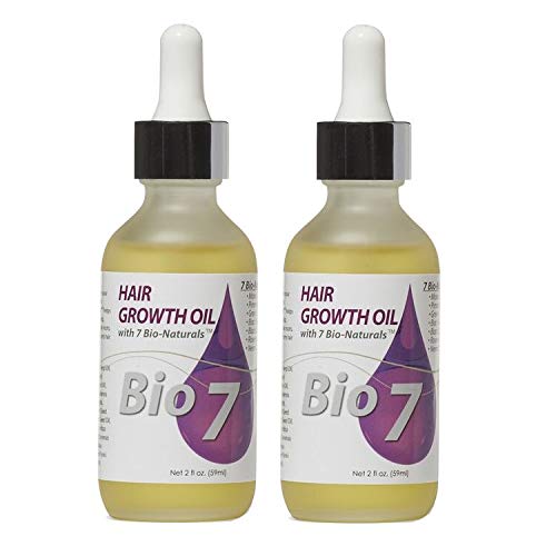 Bio 7 · Aceite capilar para el crecimiento · 2 oz · paquete de 2