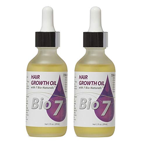 By Natures Bio 7 Hair Growth Oil 2 Oz (2 pack)