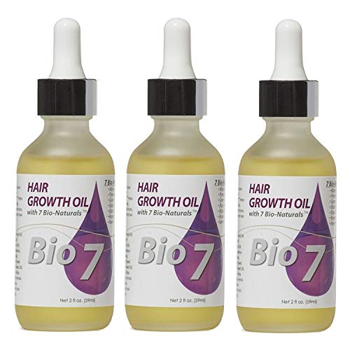 Bio 7 · Aceite capilar para el crecimiento · 2 oz · paquete de 3