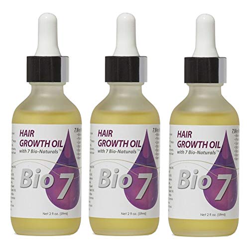 By Natures Bio 7 Hair Growth Oil 2 Oz (3 pack)