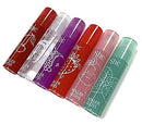 Fruity-Pop Roller Gloss by S.he Makeup; Smooth Glass Like Shine Lip Glosses, Complete Set of All 6 Flavor Scents 0.22oz / 6.3g