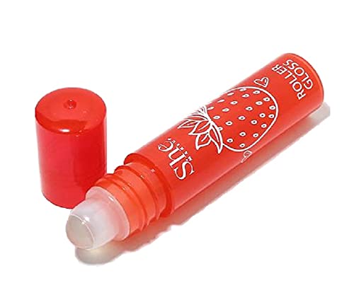Fruity-Pop Roller Gloss by S.he Makeup; Smooth Glass Like Shine Lip Glosses, Complete Set of All 6 Flavor Scents 0.22oz / 6.3g