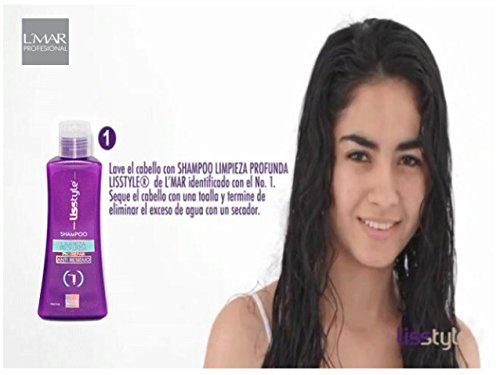 L'mar Lisstyle Progresive Straightening treatment Blowout KIT No Formol with Carbocysteine No Smell, No Itching Alisado Permanente Sin Formol (250