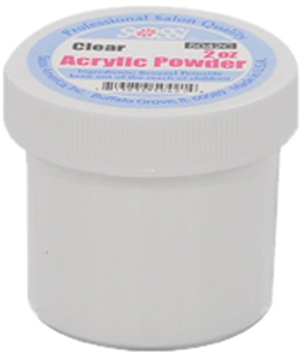 Sassi Acrylic Powder Professional Salon Quality 2oz Clear