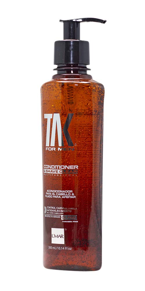 L'Mar Tak For Men Conditioner Dual Purpose Hair Conditioner and Shaving Gel Acondicionador Para el Cabello y Fluido Para Afeitar 10.1oz(300ml)