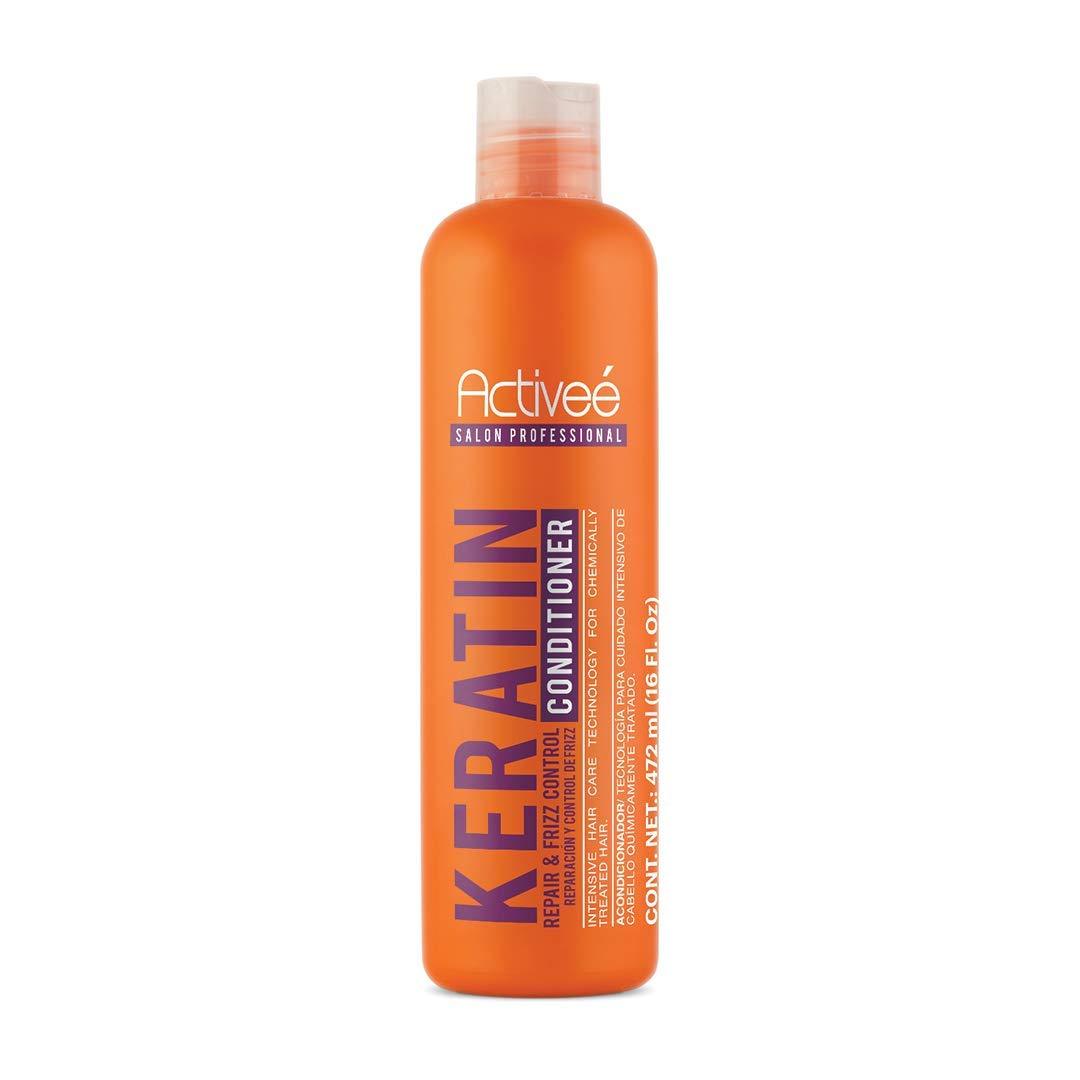 Activee Professional Keratin Hair Shampoo and Conditioner kit 2 x 16 fl. oz. - Hydrolyzed keratin enriched