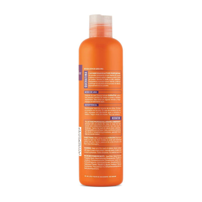Activee Professional Keratin Hair Conditioner 16 fl. oz. – Hydrolyzed keratin enriched