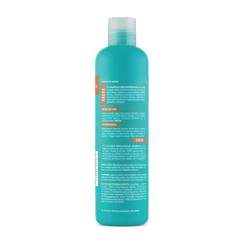 Activee Professional Argan Oil Salt Free Hair Shampoo 16 fl. oz.