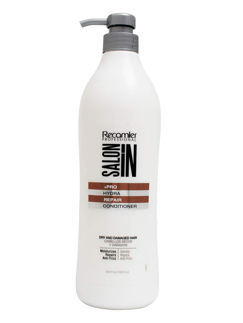 RECAMIER Salt Free Shampoo Repair and Ultra Hydrate Conditioner Hair Treatment Set | Champu y Acondicionador de Cabello 33.8 OZ