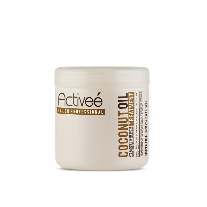 Coconut Oil Treatment 16oz | Sheen enhacing technology for color-faded hair by Activee Professional