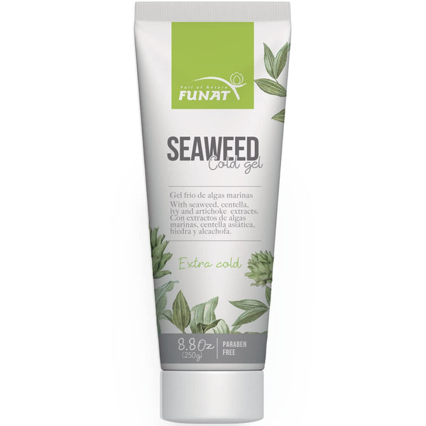 Funat Seaweed Cold Gel Anti-Cellulite Slimming Cold Body Scrub 8.8 Oz | Gel Reductor Quema Grasa Extra Frio 250g