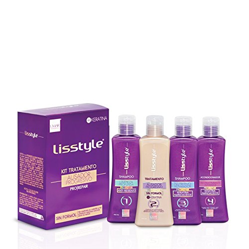 L'mar Lisstyle Progresive Straightening treatment Blowout KIT No Formol with Carbocysteine No Smell, No Itching | Alisado Permanente Sin Formol (250 ml)