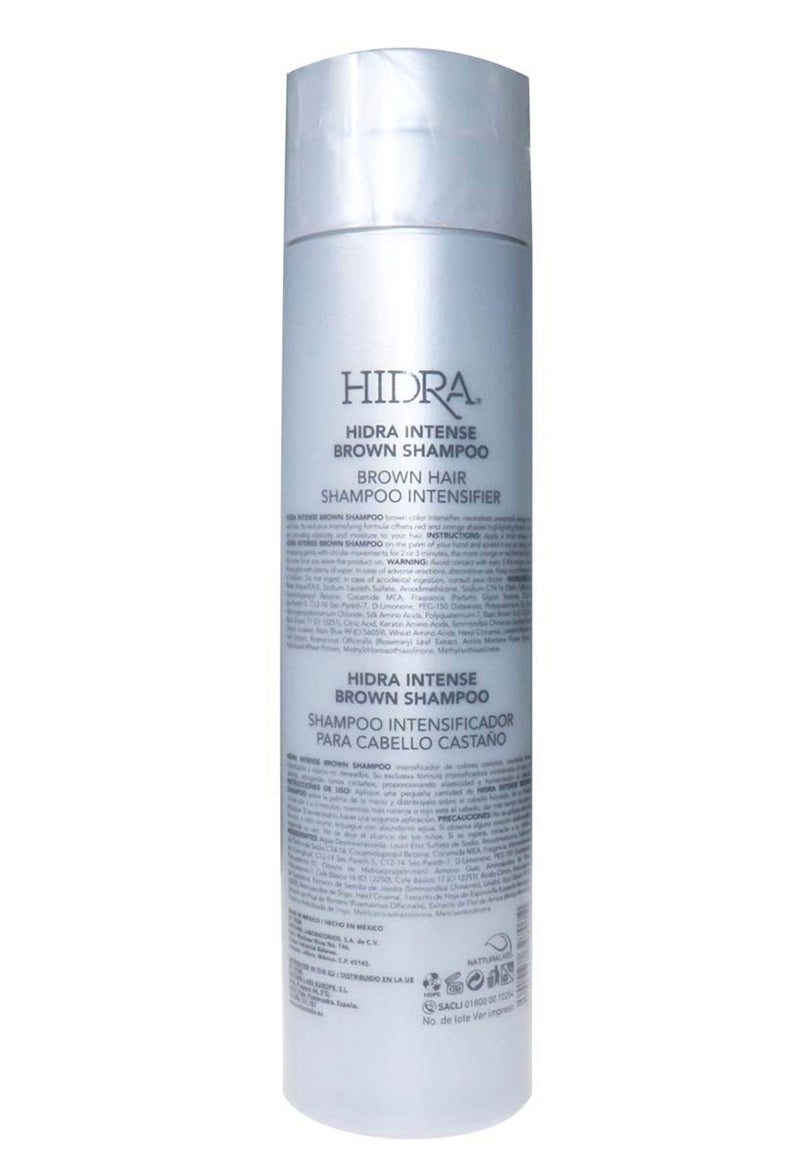 Hidra Intense Color Shampoo 10.1 oz for Red Black and Brown