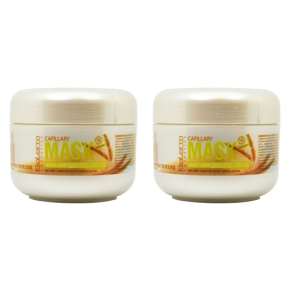 Salerm Wheat Germ Mask (Mascarilla Capilar) 6.74oz (2 Pack)