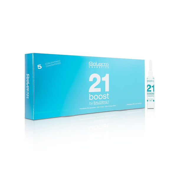 Salerm Cosmetics Salerm 21 Boost Hair Mask - 8 vials of 0.44 fl.oz.