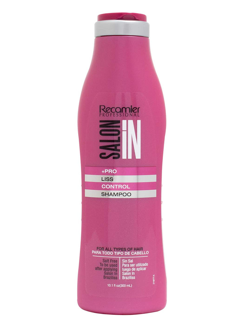 RECAMIER Anti Frizz Shampoo Conditioner Set Hair 10.1 OZ + 2 Nano keratin Shots