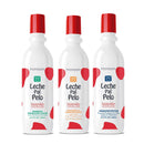 Leche Pal Pelo Proteccion Color For Colourd or Highlighted Hair Hidro Seal Leave-in Treatment | Para Cabello Tinturado y Procesado 14.9oz-440ml (Set/Kit 14.9-440 x3)