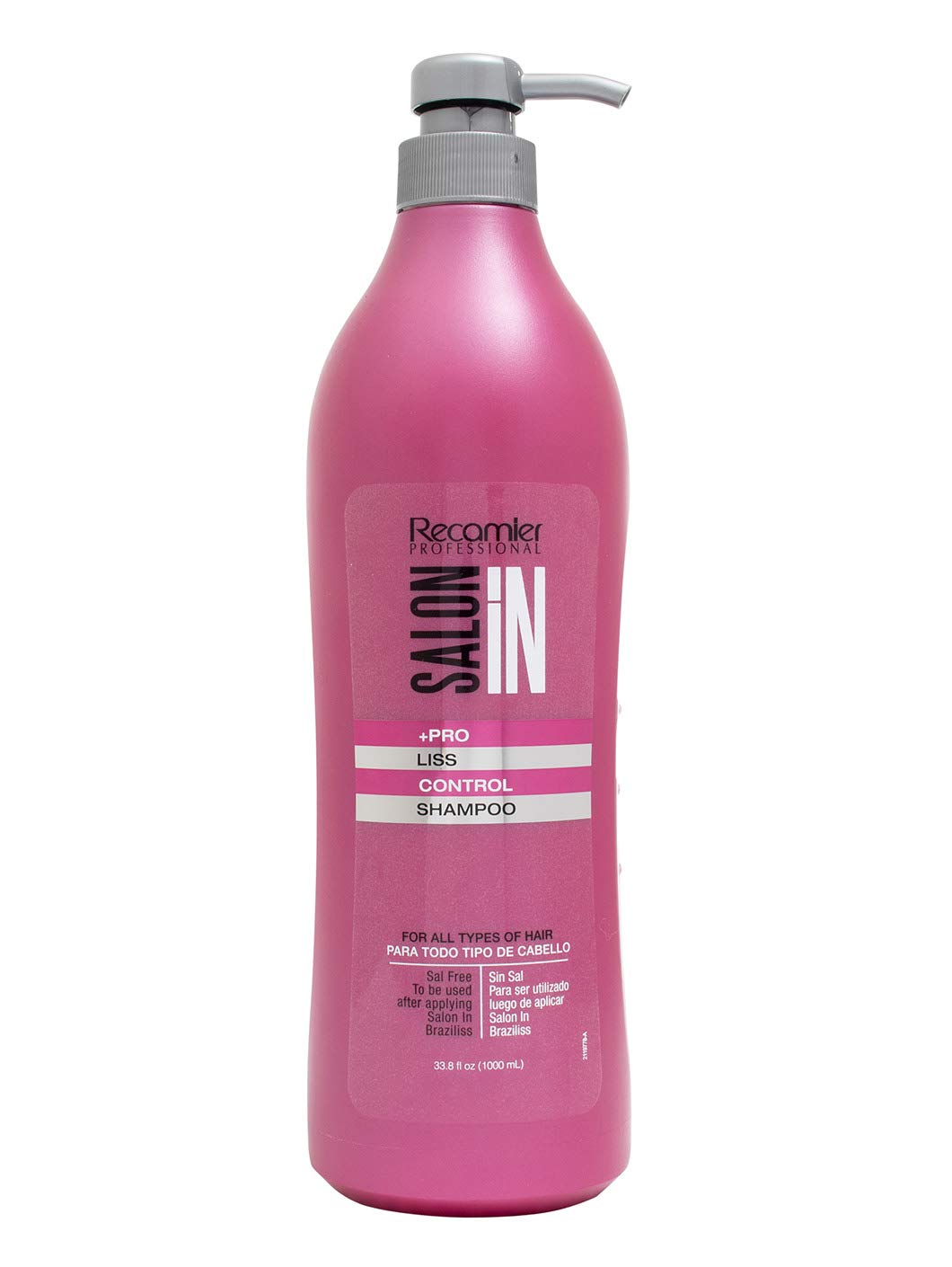 RECAMIER Anti Frizz Shampoo Liss Conditioner Detangler Set | Champu y Acondicionador Pack 33.3 OZ