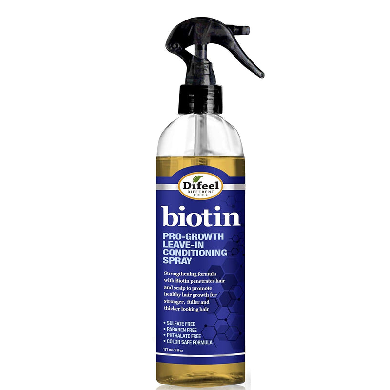 Difeel Biotin Pro-Growth Leave-In Conditioning Hair Spray 6 fl oz