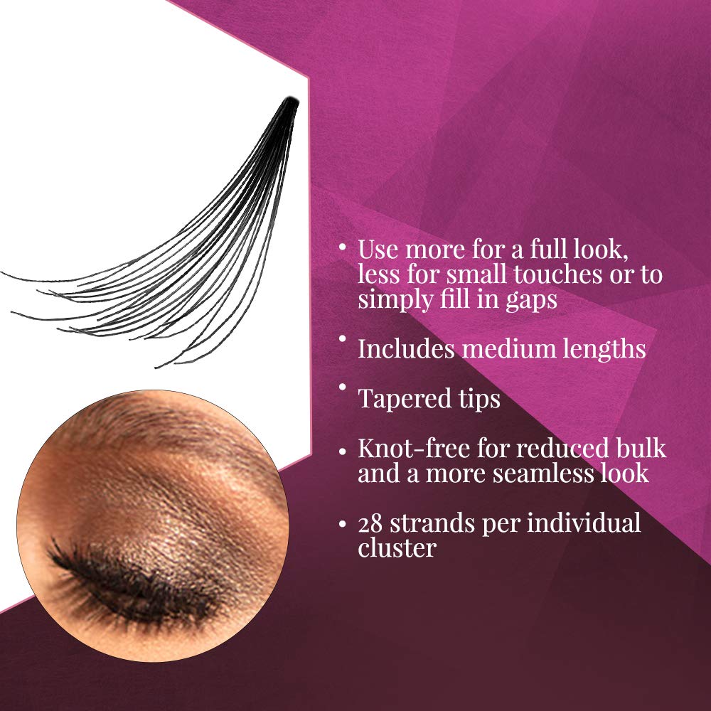 Ardell False Eyelashes Double Up Individuals Knot-Free 4 Pack