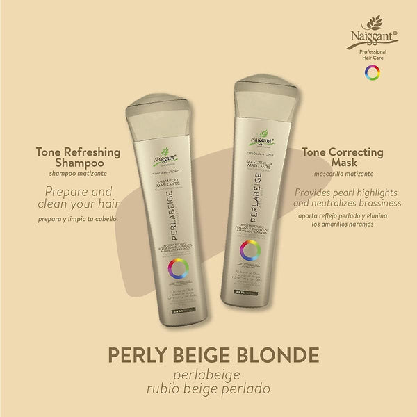 Naissant Professional Pearl Blonde - Perla Beige Matiz Hair Color Intensifier and Tone Corrector.